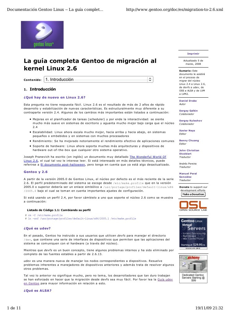 Imágen de pdf La guia completa Gentoo de migracion al kernel Linux 2.6